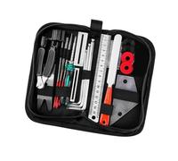 Set Accessori Chitarra Set Di Manutenzione Per Liutaio Da 20 Pezzi Per Chitarra Righello Livellamento E Lima Per Levigatura Dei Tasti