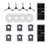 Set Accessori Compatibilità per Dreame L10s Ultra Gen 2 Robot Aspirapolvere | Compatibilità per Ll0s PRO Ultra Heat,X30/Mova E30 Ultra Aspirapolvere con Sacchetti Polvere,Panni,Filtri,Spazzole Laterali