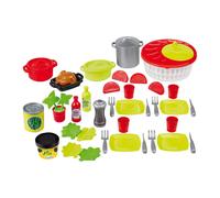 Ecoiffier ECF7600002521 100% Chef - Set Cucina con Lava Insalata e 43 Accessori