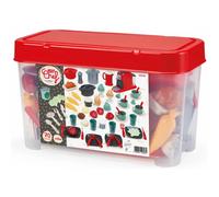 Set Accessori Cucina Giocattolo Ecoiffier 100% Chef 70 Pezzi Bambini 18+ Mesi