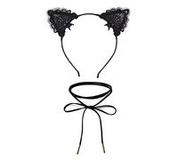 Set Accessori Halloween, 2 Pezzi Halloween Fasce per Capelli, Cerchietti Capelli Halloweens Donna, Headband Collana Halloweens Bambini, Accessori costumi per Halloweens Carnevale Cosplay (B)