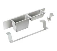 Set accessori lavello Idrostile Studio Design acciaio spazzolato Acciaio spazzolato