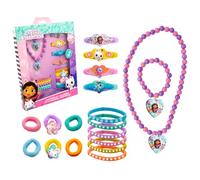Set accessori per bambine Gabby's Dollhouse 18 pezzi accessori capelli gioielli bigiotteria