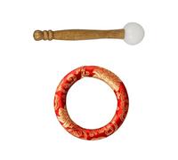 Set accessori per campane tibetane musicali Supporto per campane tibetane con base robusta e comode per supporto per esperienze meditazione