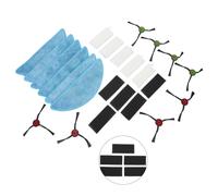 Set accessori per Cecotec per Conga Max Vital spazzole laterali e panno scopa