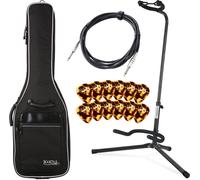 Set Accessori per Chitarra Elettrica Plettri Fender Supporto Cavi Custodia Borsa