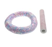 Set Accessori per Ciotola Sonora Buddista, Cuscino Rosa Pratico | Tappetino Imbottito in Cotone e Gomma, Formato Portatile, Adatto a Praticanti del Buddhismo