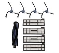 Set Accessori per Eufy X10 Pro per omni, per spazzola Principale e Filtri HEPA, Kit Ricambio 9, Compatibile Robot Aspirapolvere, Pavimenti e Piastrelle