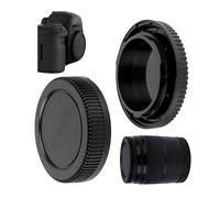 Set accessori per fotocamere con 1 copertura protettiva per fotocamera e 1 copriobiettivo posteriore, compatibile con MICRO FOUR THIRDS SYSTEM M4/3, per Olympus e Panasonic M4/3, Camera, Cover