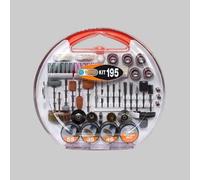 SET ACCESSORI PER MINI TRAPANO PG195A 195 pezzi Raspe Lime