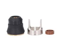 Set Accessori Plasma Torch 3 Pezzi, Electrode Shield Cap, Standoff Guide e Swirl Ring per Serie 60 IPT 60 PT40 - Ricambi Resistenti in Metallo, Sostituzione Facile, Massima