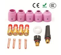 Set accessori torcia saldatura TIG 16 PZ per WP17 WP18 WP26 con ugello lente gas