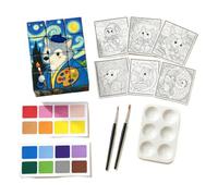 Set Acquerelli Puzzle a da viaggio pittura rilassante colorare creativo | Colori ad magnetici Per disegno studio scuola aula viaggio 3 anni bambini ragazzi e ragazze