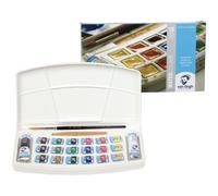 Set acquerelli - VAN GOGH - 18 demi-godets + 2 tubetti - Multicolore - Blu