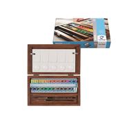 Set acquerelli - VAN GOGH - 24 demi-godets - 2 pennelli - vassoio miscelatore