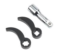 Set Adattatore Leva 3pz 1/2 Pollice per acciaio Cromo Vanadio | per acciaio cromo vanadio temperato, resistenza estrema, design anti-scivolamento, per ideale per leve intense