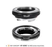Set adattatore TECHART LM-EA9 MarkII - obiettivo attacco M42 a fotocamera Son...