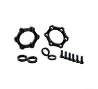 Set Adattatori Alluminio per Ruota Bici da per corsa Set Adattatori | Lega alluminio precisa, anti-deformazione, per passante 15mm, montaggio disco 6 viti