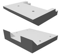 Set Adattatori Anti-Zampa per Sureflap Gattaiola Microchip Blocco 3D