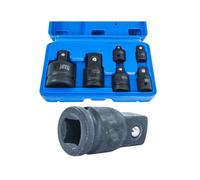 SET ADATTATORI RIDUTTORI 6PZ A IMPATTO PER BUSSOLE PER UTENSILI ARIA COMPRESSA