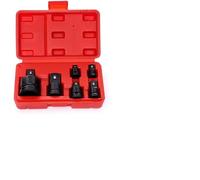 SET ADATTATORI RIDUTTORI 6pz IMPATTO BUSSOLE PISTOLA ARIA COMPRESSA TOOLTEK