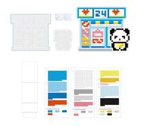 Set adesivi artigianali per alleviare lo stress per bambini Set artistico con strappi e bastoncini con materiali qualità per progetti artistici prescolari per uso scolastico a casa