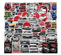 Set adesivi auto giapponesi tuning drift gommette vinile decalcomanie stickers per laptop casco skateboard valigia moto e auto racing stile jdm street art impermeabili