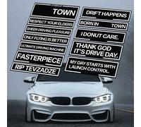 Set adesivi Born In M Town decalcomania Bmw M3 M4 M5 M6 E30 E36 E92