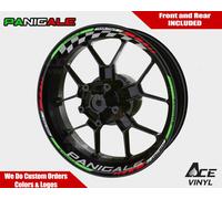 Set adesivi cerchi decalcomanie ruota DUCATI Panigale 1199 899 V2 V4 V4S