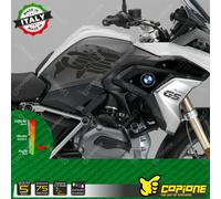 Set Adesivi Fianco Serbatoio Moto BMW R 1200 1250 gs Standard Black World Map