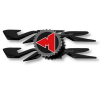 Set adesivi in Rilievo 3D Nere Compatibili con VFR 400 750 800 1200