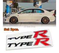 Set adesivi laterali e posteriori JDM Style Type R 3 pezzi per Honda FD Sport...