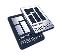 Set adesivi Manjaro Linux (due emblemi) - 35 mm x 25 mm…