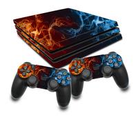 Set Adesivi Per Console Ps4 Pro Skin Folie RX022-14