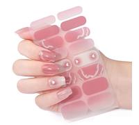 Set Adesivi Per Manicure Francese Design Resistente Ai Chip Adesione Senza Soluzione Continuità Perfetto Forme Unghie Corte O Lunghe Design Unghie Alla