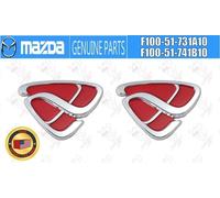 SET ADESIVI STEMMA ROSSO EFINI ANTERIORE POSTERIORE ORIGINALE MAZDA RX7 RX-7 ...