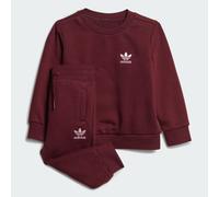 Set adicolor Crew Maroon / Clear Pink 3-6M