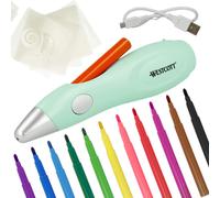 SET AEROGRAFO PER BAMBINI PENNA ELETTRICA A SPRUZZO INIZIALE CON 12 COLORI