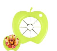 Set affettatrice e carotatore per frutta in acciaio inossidabile |. Cuneo di frutta a 8 fette con lame affilate, affettatrice per mele e limoni, tagliaverdure, strumento per carotaggio manuale