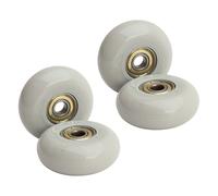 Set aggiornamento 4 pezzi ruote bagagli 50x20 mm asse di ricambio 8 mm rullo val