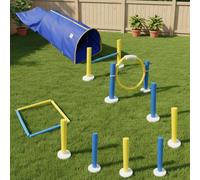 Set Agility con Tunnel e Slalom Portatile Set Agility Cane Facile da Montare