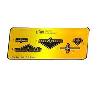 Set Alberi Metallici + PE Per Incrociatore Da Battaglia Gneisenau Classe Scharnhorst Kriegsmarine 1/700 - Kit Di Aggiornamento Per Modello Navale WW2