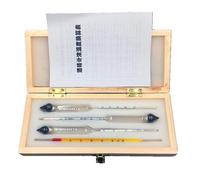 Set Alcolmetro Completo con Scatola in Legno Strumenti di Prova Affidabili ed Ef