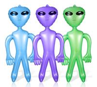 Set alieno gonfiabile da 3 pezzi, palloncino gonfiabile, giocattolo per Halloween, feste a tema, feste di compleanno