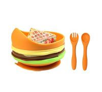 Set Alimentazione Neonato in Silicone - Ciotola con Base Antiscivolo per Bambini | Ciotola In Silicone Alimentare Con Forme Carine Per Addestramento A Tavola,Genitori Bambini Piccole Ragazze