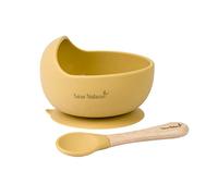 Set alimentazione Saro NORDIC WAVE silicone alimentare - Mostaza
