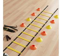 Set Allenamento Agilità Multiuso Scaletta Coordinativa con Coni Portatile