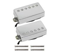 Set Alnico 5 Humbucker Lp. Pickup per Chitarra Elettrica Collo Cromato + Pickup A Ponte per Lp. Chitarra in Stile Pickup Chitarra elettrica