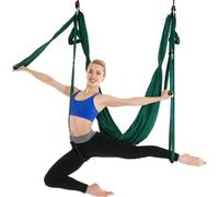 Set altalena per yoga aereo, con cinghie di estensione per palestra domestica, kit fitness a inversione antigravità per allenamento in studio e relax
