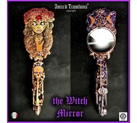 set altare incantesimi stregoneria rituali magia wicca specchio strega teschio 1